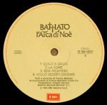Franco Battiato - L'Arca Di Noè LP Plak - Görsel 4