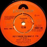 Hot Rocks – Put It Where You Want It 45lik Plak - Görsel 2