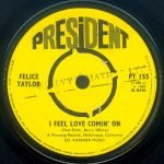 Felice Taylor  – I Feel Love Comin' On 45lik Plak (Soul)
