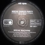 Break Machine – Break Dance Party 12'' Maxi Single Plak - Görsel 2