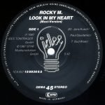 Rocky M. – Look In My Heart 12'' Maxi Single Plak - Görsel 2