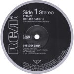 Dresden China ‎– Fire And Rain 12'' Maxi Single Plak - Görsel 2