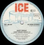 Eddy Grant – I Don't Wanna Dance 12'' Maxi Single Plak - Görsel 3