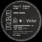 Idris Cheba – Le Misunderstanding 12'' Maxi Single Plak - Görsel 4