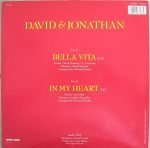 David & Jonathan – Bella Vita 12'' Maxi Single Plak - Görsel 3