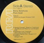 Harry Belafonte – Pure Gold LP Plak - Görsel 3
