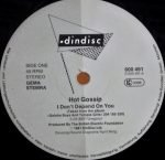 Arlene Phillips' Hot Gossip – I Don't Depend On You 12'' Maxi Single Plak - Görsel 3
