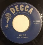 The Sabres ‎– Roly Poly 45lik Plak (Rock 'n Roll)