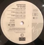 Definition Of Sound – Moira Jane's Cafe 12'' Maxi Single Plak (Early House) - Görsel 2
