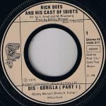 Rick Dees And His Cast Of Idiots – Dis-Gorilla Part 1+2 45lik Plak - Görsel 2