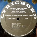 Professor Liang Tsai-Ping And David Ming-Yeuh Liang – Chinese Masterpieces For The Cheng LP Plak - Görsel 3