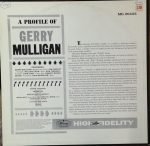 Gerry Mulligan – A Profile Of Gerry Mulligan LP Plak - Görsel 2