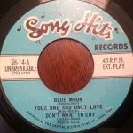 Blue Moon 45lik Plak EP (Rhythm & Blues)