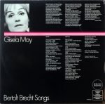 Gisela May – Gisela May Singt Brecht LP Plak - Görsel 2