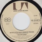 Ike & Tina Turner – With A Little Help From My Friends 45lik Plak - Görsel 2