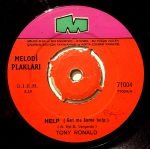 Tony Ronald ‎– Help (Get Me Some Help) 45lik Plak - Görsel 2