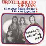 Brotherhood Of Man – Save Your Kisses For Me 45lik Plak (Eurovision 1976)