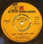 Freddi Henchi & The Soul Setters ‎– I Want To Dance, Dance, Dance 45lik Plak - Görsel 2