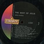 Julie London – The Best Of Julie LP Plak - Görsel 4