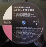 April Stevens – Teach Me Tiger! LP Plak - Görsel 4
