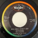 The 4 Seasons – Big Girls Don't Cry 45lik Plak (Rock 'N Roll)