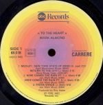 Mark-Almond – To The Heart LP Plak - Görsel 4
