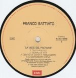 Franco Battiato - La Voce Del Padrone LP Plak - Görsel 4