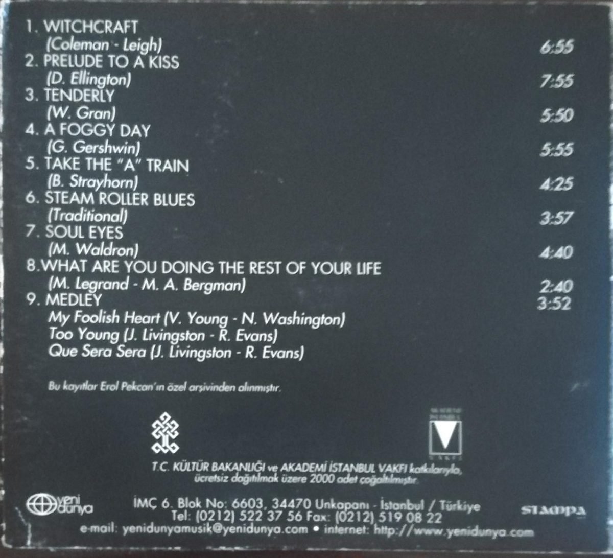 Erol Pekcan - Soul Eyes CD - Görsel 2