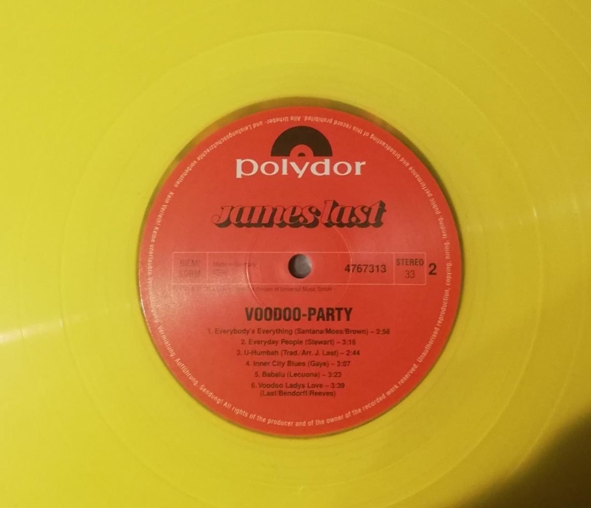 James Last – Voodoo-Party LP Renkli Plak - Görsel 5