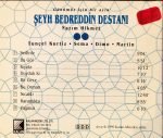 Nazım Hikmet / Tunçel Kurtiz, Sema, Dimo, Martin – Şeyh Bedreddin Destanı / "Günümüz Için Bir Ayin" CD - Görsel 2