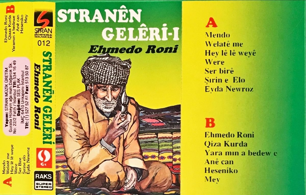 Ehmedo Roni ‎– Stranen Geleri Kürtçe Kaset - Görsel 2