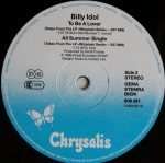 Billy Idol – To Be A Lover 12'' Maxi Single Plak - Görsel 4