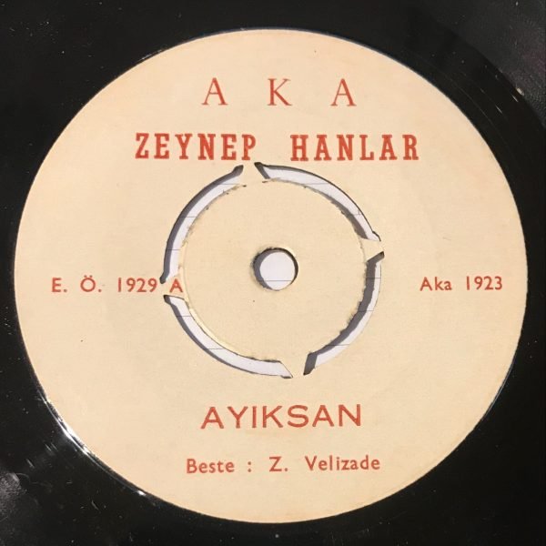 Zeynep Hanlar / Tükezban İsmailzade 45lik Plak (Azeri)