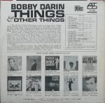 Bobby Darin – Things And Other Things LP Plak - Görsel 3