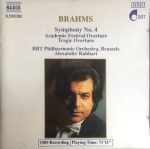 Brahms – Symphony No. 4 / Academic Festival Overture / Tragic Overture CD