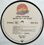James Ingram – Never Felt So Good LP Plak - Görsel 3