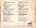 C. Franck* / C. Debussy – Sonata For Violin And Piano / Quartet CD - Görsel 2