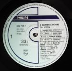 Gal Costa – O Carnaval De Gal LP Plak - Görsel 3