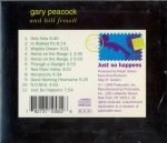 Gary Peacock And Bill Frisell – Just So Happens CD - Görsel 2