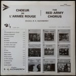 The Red Army Chorus - Direction: B. A. Alexandrov LP Plak - Görsel 2