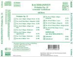 Rachmaninov – Preludes Op. 32 • Liebesleid • Liebesfreud CD - Görsel 2