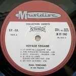 Paul Toscano Et Ses Tziganes – Voyage Tzigane LP Plak - Görsel 3