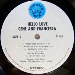 Gene And Francesca – Hello Love LP Plak - Görsel 4