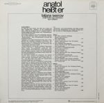 Tatjana Iwanow – Anatol Heißt Er - Tatjana Iwanow Singt Lieder und Chansons Aus Rußland LP Plak - Görsel 2