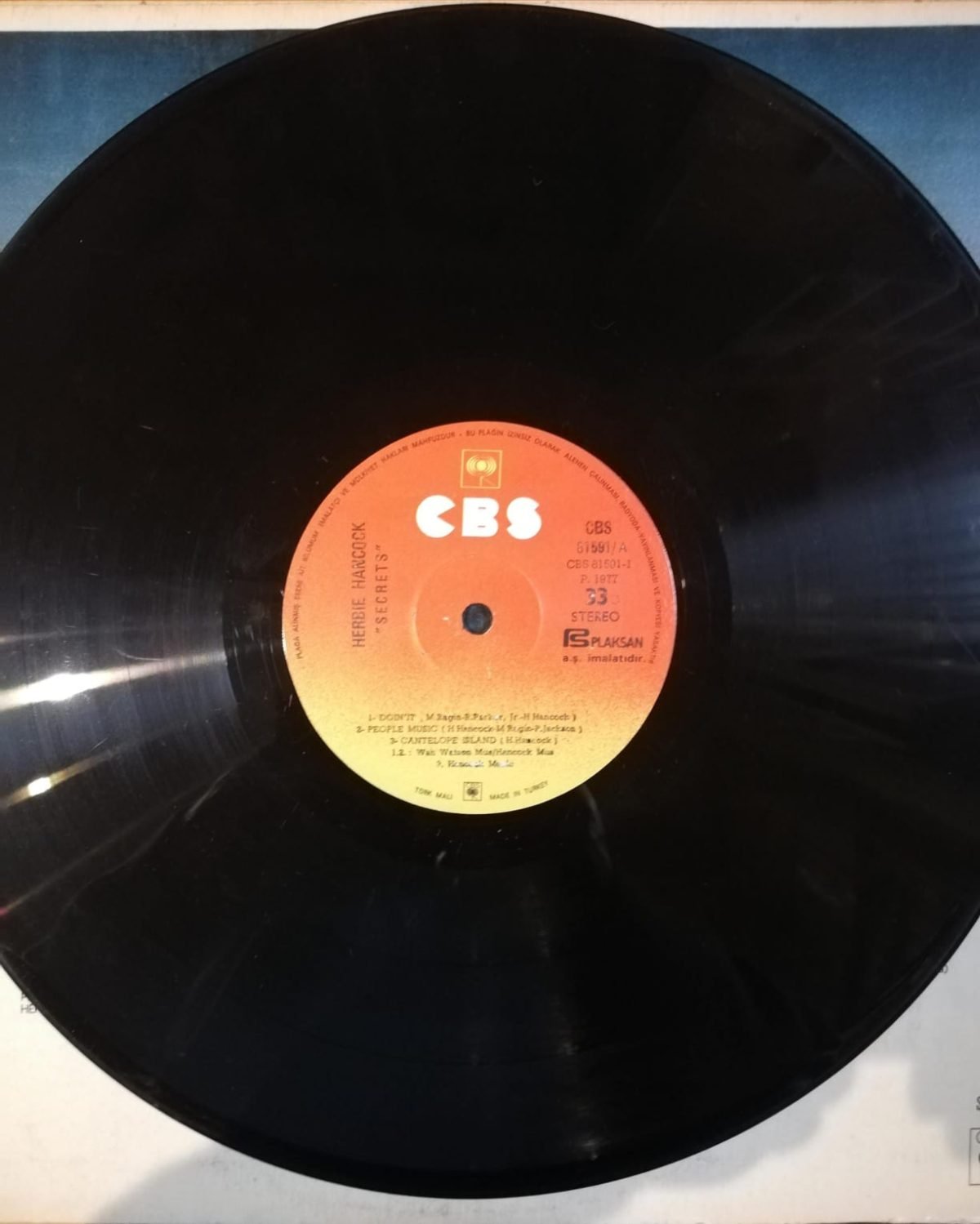 Herbie Hancock – Secrets LP Plak - Görsel 3