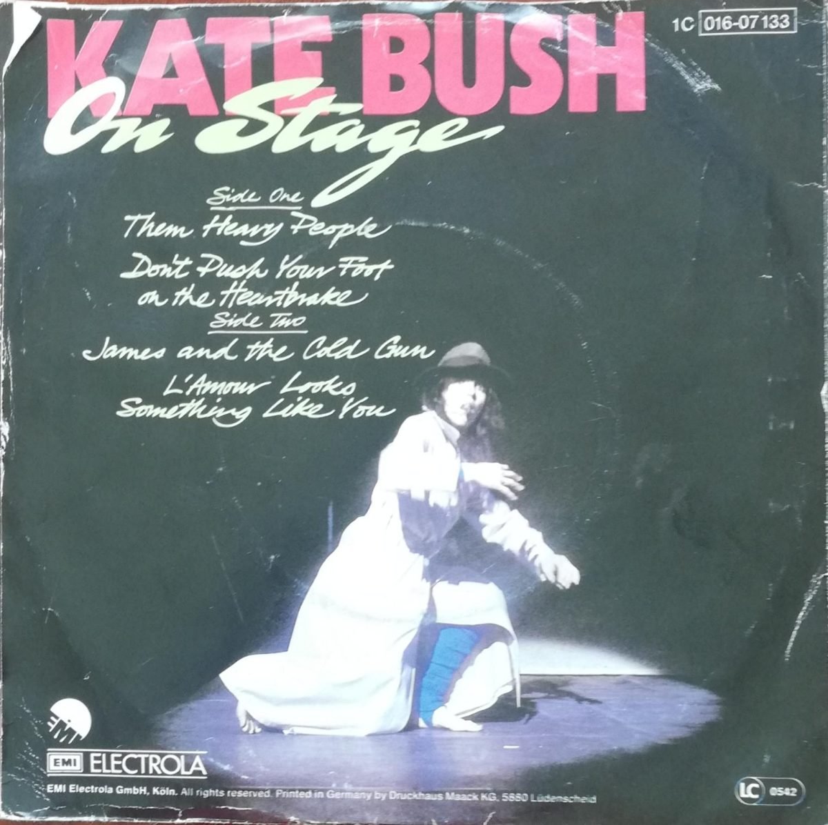 Kate Bush – On Stage 45lik Plak - Görsel 2