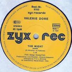 Valerie Dore – The Night 12'' Maxi Single Plak - Görsel 3