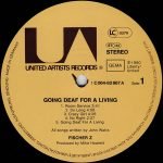 Fischer-Z – Going Deaf For A Living LP Plak - Görsel 3
