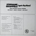 Stephane Grappelli With The Hot Club Of London – I Got Rhythm! Vol. 1 LP Plak - Görsel 2