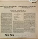 Prokofiev, Richter, Oistrakh – Violin Concerto No. 1 / Piano Concerto No.1 / Suite From 'Cinderella' LP Plak - Görsel 2